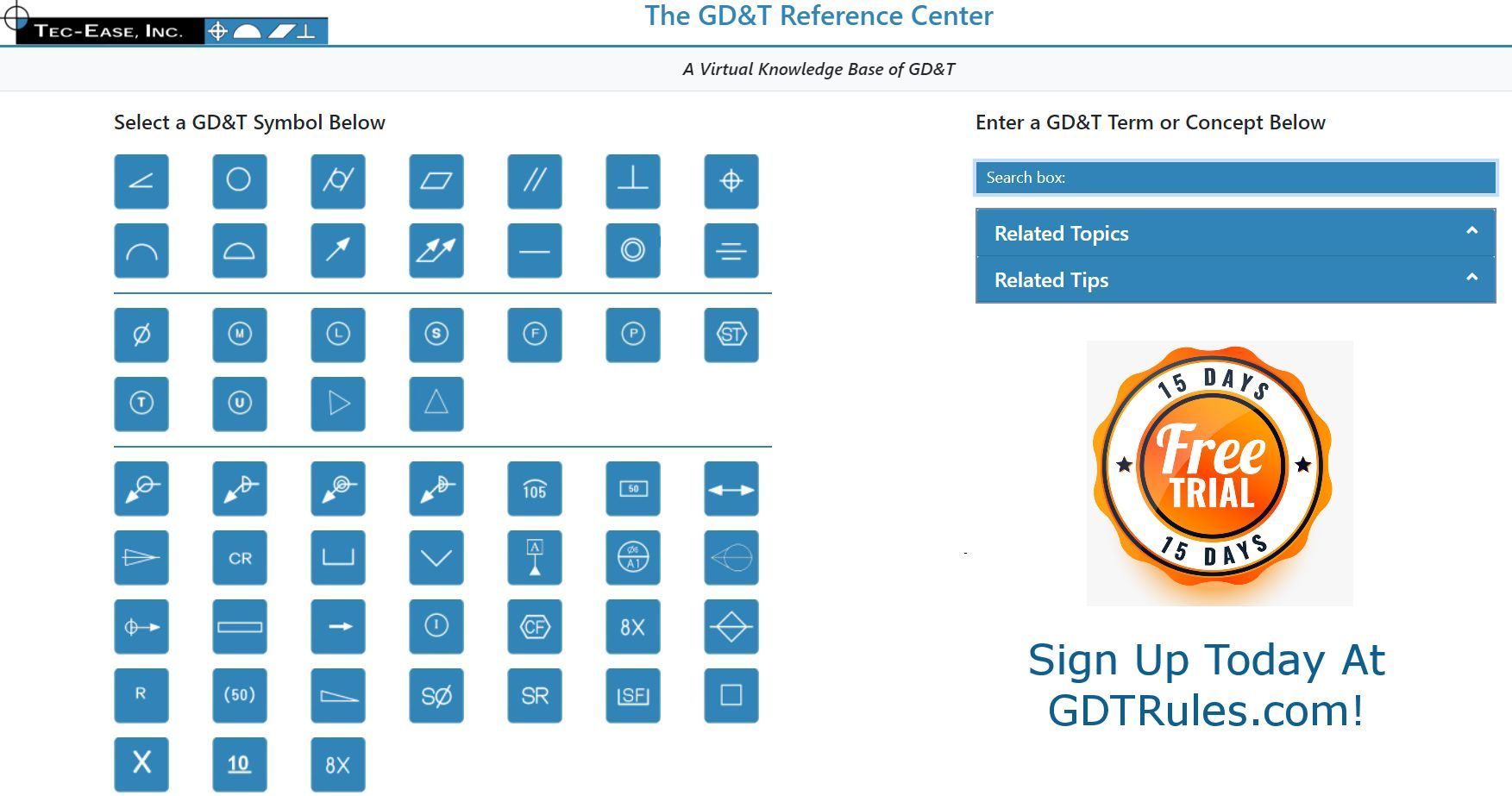 The GD&T Reference Center - Free Trial